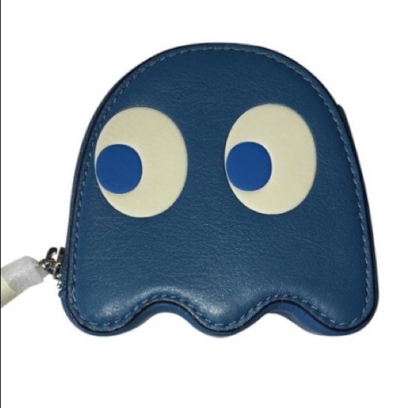 SOLDⓂ️ Coach Pac-Man Inky Ghost Coin Case - Picture 2 of 7